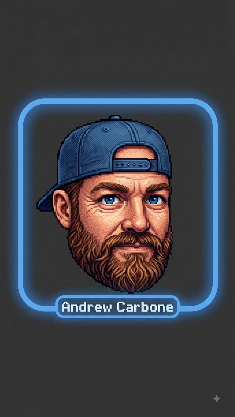 Andrew Carbone pixel portrait