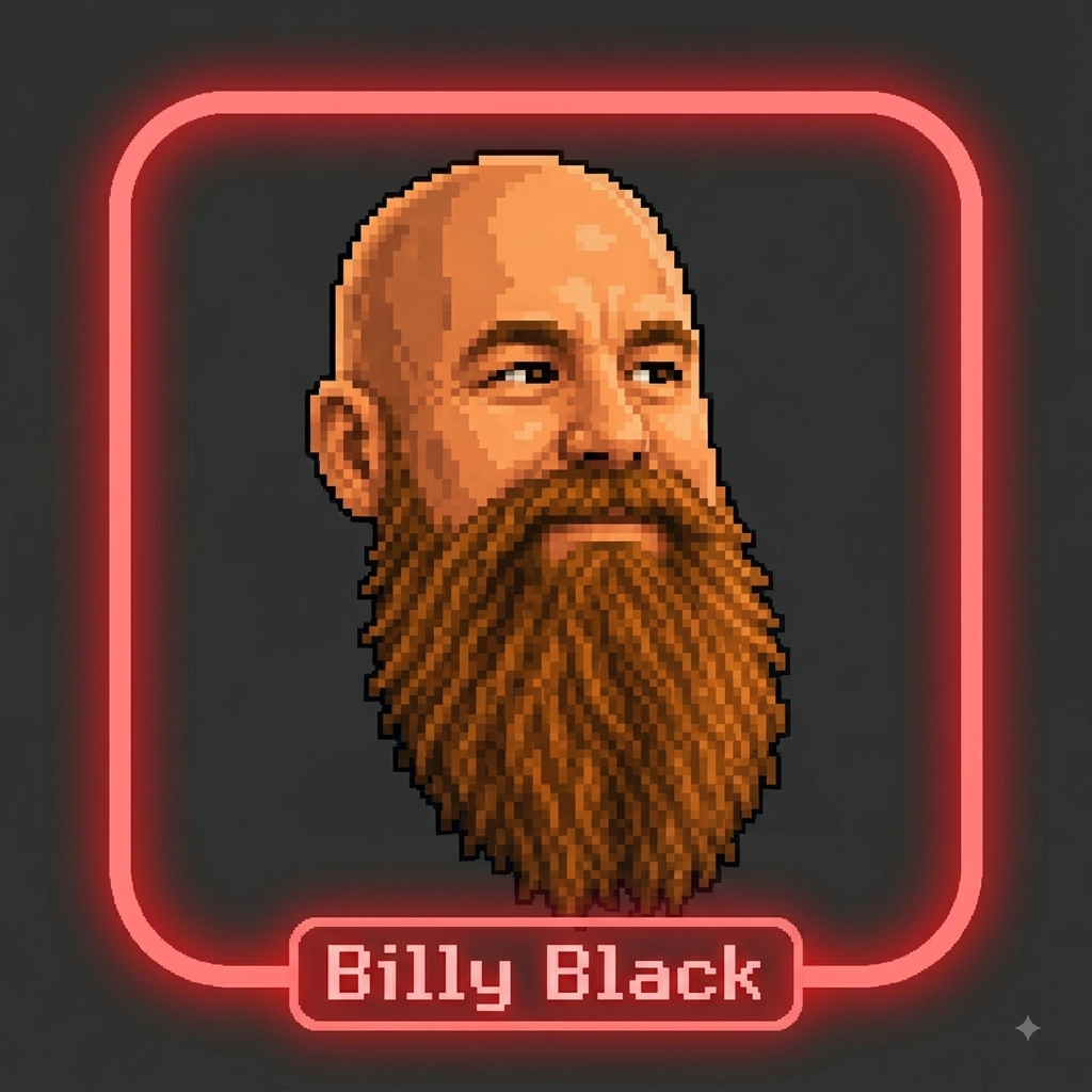 Billy Black pixel portrait