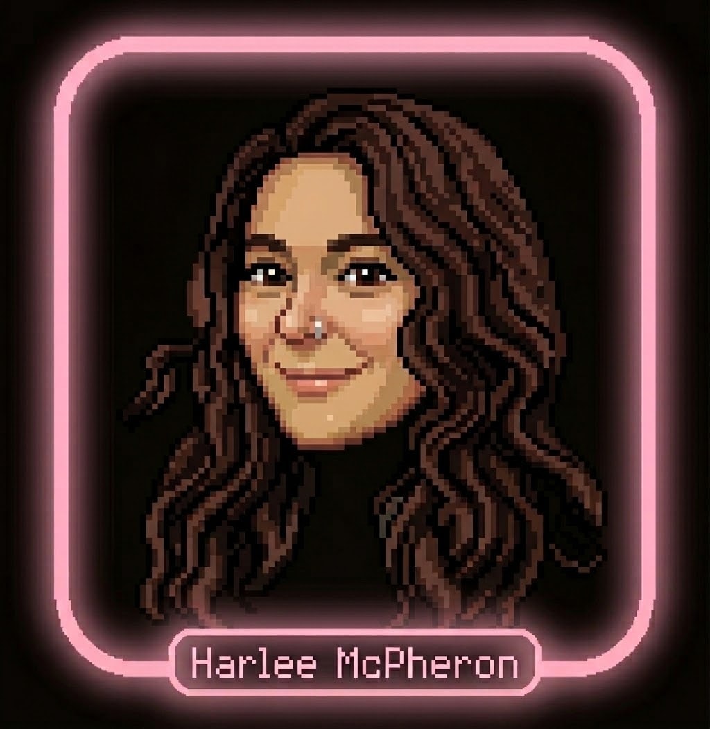 Harlee McPheron pixel portrait